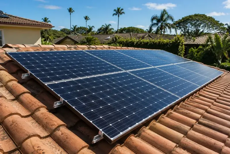 Installation de panneaux solaires à Baisieux